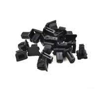 10 clips de retención de empuje de nailon negro para Mercedes para Benz W124 W202 W210 W220, sujetadores de moldura de panel, se adapta a agujeros de 7 a 8 mm, longitud del tallo 10 mm, cabeza 11 x 13