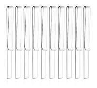 10 clips de soporte de música, acrílico transparente, soporte para libros de música, clip para piano y libros, clips para viento, para músico, compositor, pianista, concierto al aire libre, ensayo,