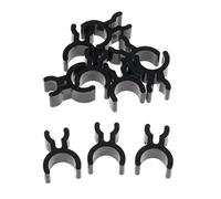 10 clips para lápices de trompeta, accesorio negro, notaciones rápidas y fácil instalación para hacer música, pieza de bricolaje para corno francés, tamaño: 5 x 1,2 cm