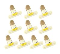 10 clips prácticos multiusos para almacenamiento de alimentos, selladores de aperitivos, accesorios de sellado, suministros de organización de cocina, clips de bolsas de tamaño pequeño