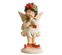 10 cm/3.9in súper Lindo Flor de Caricatura Estatua de Hadas Escultura de ángel figurado Elfo de Elfo estatuario Moderno hogar decoración Interior jardín de jardín de jardinería decoración de