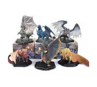 10 cm Monster Hunter Figura PVC Estatua Anime Figuras de Acción Modelo Colección Muñeca Decoración Regalo (Color: Multicolor)