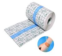 10 cmX10 m Vendaje Impermeable Transparente,Vendaje de Yeso Fijo,Vendaje para Tatuaje,Cinta Adhesiva Médica Herida,Impermeable Cinta Adhesiva para Tatuajes,Transparente Rollo de Película Impermeable