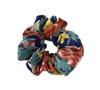 10 coleteros elásticos for el pelo con estampado de flores y hojas grandes para mujeres o niñas(Color3)