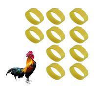 10 Collares Anti-Cuervos para gallos, Collar Anti-Gancho Pollos, Banda el Cuello silenciosa, Correa Nailon Anti-Ruido gallos, para Evitar gritos vecinos molestos. (Standard Type)