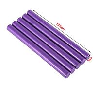 10 colores, 5 unidades, sellos de cera, para sellar tarjetas de invitación de boda de cumpleaños vintage (morado)