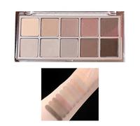 10 Colors Glitter Pearl Eyeshadow,Waterproof Metallic Diamond Shimmer Eye Shadow Set,Smudge-Proof Shiny Eye Pigment Quick-Drying Sparkling Eye Shadow,Pearl Sequins Smokey Eye Looks Makeup (C)