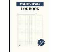 10 Column Log Book: Multipurpose, Customizable Columnar Notebook for Bookkeeping, Accounting, Expense Tracking, Data Recording & Business Records | Blank Spreadsheet Layout | Excel Style Ledger