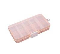 10 Compartimentos Pastilleros Transparentes Caja De Medicina Portátil Almacenamiento De Tabletas Caja De Pastillas De Joyería Estuche Organizador Tamaño Grande (Color:Violeta)