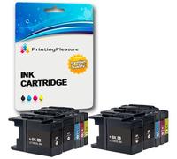 10 Compatibles LC1280XL Cartuchos de Tinta para Brother MFC-J5910DW MFC-J6510DW MFC-J6710D MFC-J6710DW MFC-J6910DW - Negro/Cian/Magenta/Amarillo, Alta Capacidad
