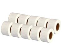 10 Compatibles Rollos 99010 S0722370 28mm x 89mm Etiquetas para Dymo LabelWriter 4XL 450 400 330 320 310 Twin Turbo Duo Seiko SLP 450 430 420 400 240 220 200 120 100 Pro Plus (130 Etiquetas por Rollo)