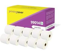 10 Compatibles Rollos 99014 S0722430 54mm x 101mm Etiquetas para Dymo LabelWriter 4XL 450 400 330 320 310 Twin Turbo Duo Seiko SLP 450 420 400 240 220 200 120 100 Pro Plus (220 Etiquetas por Rollo)