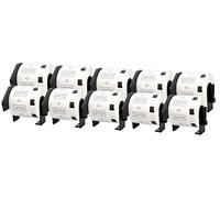 10 Compatibles Rollos DK11209 DK-11209 29mm x 62mm Etiquetas para Brother P-Touch QL-500 QL-550 QL-570 QL-700 QL-800 QL-810W QL-820NWB QL-1050 QL-1060N QL-1100 QL-1110NWB (800 Etiquetas por Rollo)