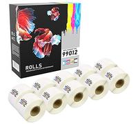10 Compatibles Rollos SLP-2RLE 36mm x 89mm Etiquetas adhesivas para Seiko Smart SLP Pro Plus 100 120 200 220 240 410 420 430 440 450 (260 Etiquetas por Rollo)