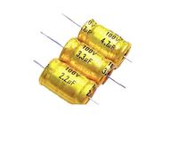 10 condensadores de altavoz horizontales de 100 V y 6,8 UF, divisor de frecuencia sin polaridad, de polipropileno. PAKMEZ