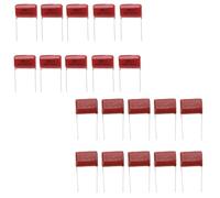 10 condensadores de película metalizada CBB22 105J 400V 1UF P20mm condensadores de película fina