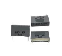 10 condensadores de película R73 de 0,0022 uF, 2n2, 222, 2200 pf/1250 V, P = 15 mm