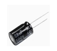 10 condensadores electrolíticos de 400 V, 22 UF, 13 x 21