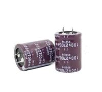 10 condensadores electrolíticos de aluminio de 100 V y 2700 µF (10 unidades), 30 mm x 40 mm.