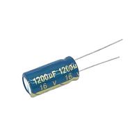 10 condensadores electrolíticos de aluminio de 16 V, 1200 uf, 10 × 20 mm, ± 20% de tolerancia, componente electrónico de plomo radial