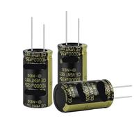 10 condensadores electrolíticos de aluminio de 35 V, 10000 UF, 22 x 40, de alta frecuencia y baja resistencia.