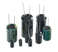 10 condensadores electrolíticos de aluminio de 400 V, 1 UF, 10 UF, 3,3 UF, 4,7 UF, 6,8 UF, 2,2 UF, 22 UF, 33 UF, 47 UF, 68 UF y 100 UF, DIP(400V47UF 16X21)