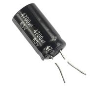 10 condensadores electrolíticos radiales de 4700 µF y 63 V (63V4700UF, 22 mm x 40 mm)