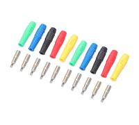 10 conectores banana de 4 mm con capacidad máxima de cable, mejoras para experimentación y proyectos electrónicos, conector banana de PVC