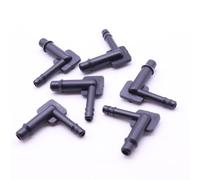 10 conectores de codo de nailon negro para manguera de vacío 14017779, se adapta a mangueras de diámetro interior de una octava a tres dieciséis pulgadas para GM