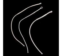 10 conectores de nailon para línea de pesca con mosca para líderes trenzados, 16 cm, tubo deslizante seguro de alta resistencia, accesorio de aparejos de pescador (naranja, 20 libras)