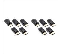 10 conectores ficticios DisplayPort 4K, adaptador de pantalla virtual DP, tarjeta gráfica, tramposo, emulador fantasma sin cabeza EDID