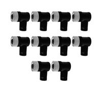 10 conectores M12 de 4 pines hembra de aviación industrial (código A) impermeable, enchufe de sensor, ensamblable en campo, 12 mm, adaptador de paneles circulares IP67, ángel derecho