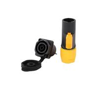 10 conectores macho de 3 pines con bloqueo impermeable, conector hembra tipo P for chasis NAC3MPX o NAC3MX-W + NAC3FPX + Powercon NAC3FX-W
