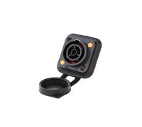 10 conectores macho de 3 pines con bloqueo impermeable, conector hembra tipo P for chasis NAC3MPX o NAC3MX-W + NAC3FPX + Powercon NAC3FX-W