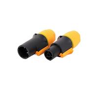 10 conectores macho de 3 pines con bloqueo impermeable, conector hembra tipo P for chasis NAC3MPX o NAC3MX-W + NAC3FPX + Powercon NAC3FX-W