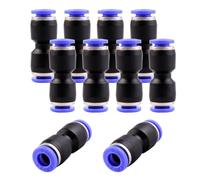 10 conectores neumáticos de 6 mm, conector neumático de inserción de conexión rápida neumática, recto, 6 mm, conexiones rápidas, herramientas neumáticas para conexión rápida de aire comprimido