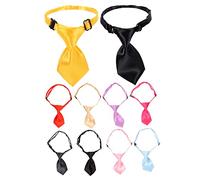 10 corbatas ajustables para perros grandes, ligeras, transpirables, accesorios de aseo para vacaciones, bodas y disfraces, suministros únicos para mascotas, colores vibrantes