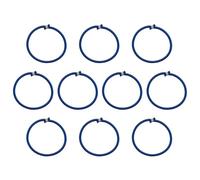 10 correas elásticas de repuesto para trampolín, hebillas de aluminio, cuerda elástica de salto alto, fácil de usar, cuerda elástica de salto alto