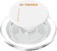 10 Cosas que quiero en mi vida para los amantes de los trenes modelo Hombres Mujeres PopSockets PopGrip para MagSafe