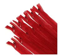10 Cremalleras Invisibles Cerradas, Muchas Medidas y Colores Disponibles, Malla .3, Cremallera Fina, Elegante y Discreta Para Coser En Ropa, Vestidos, Faldas, Costura, (22 CM, 163)