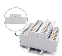 10 cubiertas de aislamiento D-PTTB4 for bloque de terminales DIN PTTB4 de 4 mm²