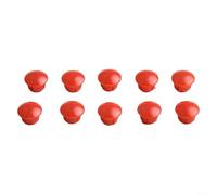 10 cubiertas de señal de mango de agua fría y caliente para asas para agujeros de 6 7 mm de diámetro, accesorios de etiqueta de plástico para distinguir la temperatura del agua