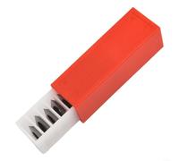 10 cuchillas cuadradas de repuesto de carburo de 12 x 12 x 2 mm para cepilladoras y juntas de carpintería con fuerte resistencia y cuatro bordes