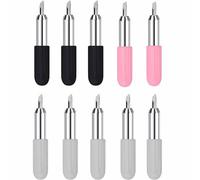 10 cuchillas de repuesto para Cricut Joy, 5 piezas de punta fina de 45° + 3 piezas de corte profundo de 60° + 2 piezas de corte poco profundo de 30° - Plotter de vinilo compatible con Cricut Joy