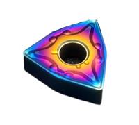 10 cuchillas de torneado aleación dura acero templado azul nano WNMG080404 MA WNMG080408 KT7030 for hierro fundido(WNMG080408 KT7030)