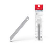 10 cuchillas Erich Krause - para cúter Push de Lock Cutter, 9 mm