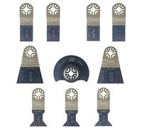 10 cuchillas mixtas SabreCut PRK10D compatibles con Bosch Fein (sin StarLock) Makita AEG Batavia Einhell Ergotools Hitachi Parkside Ryobi Worx Workzone Multitool Accesorios