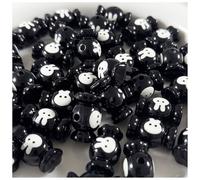 10 cuentas de conejo de dibujos animados de 16 x 26 mm para hacer joyas, llavero de cadena de teléfono, decoración de bricolaje, cuerda para el pelo, bolígrafos, aretes, pulseras, collares, accesorios