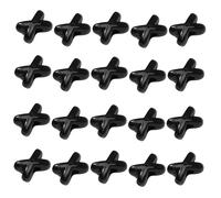 10 cuentas espaciadoras en forma de X, agujero de 2 mm, acrílicas coloridas, para pulseras hechas a mano, joyas, suministros de manualidades, acrílico