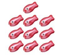 10 cuentas espaciadoras sueltas para collares, de cerámica, hechos a mano, componentes de joyería, cuentas de cerámica con forma de pez, 10 unidades